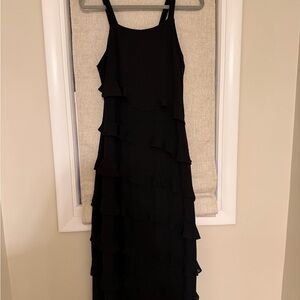 Elegant Black Sleeveless Dress